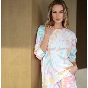 Shiraleah CALI TIE DYE SWEATSHIRT sz S